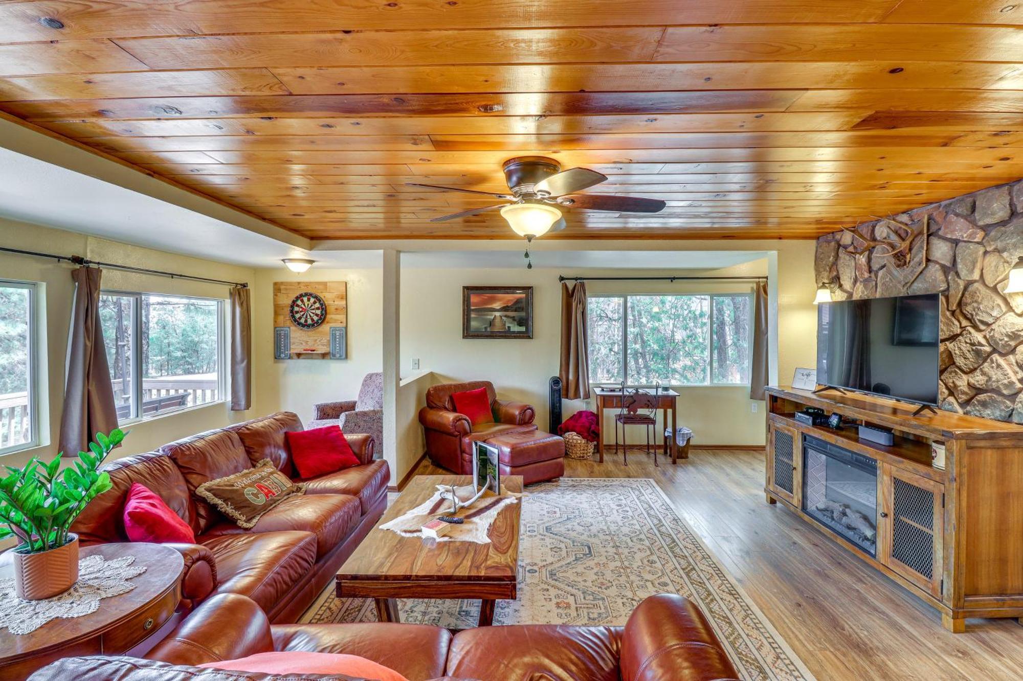 Show Low Cabin With Bbq And Fire Pit Pets Welcome! Экстерьер фото