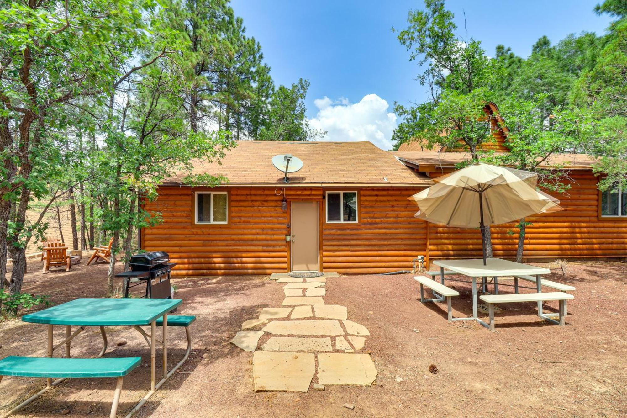 Show Low Cabin With Bbq And Fire Pit Pets Welcome! Экстерьер фото